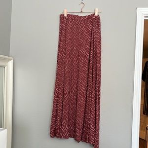 Polka Dot Maxi Skirt